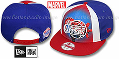 Clippers MARVEL RETRO-SLICE SNAPBACK Royal-Red Hat by New Era