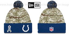 Colts 2015 SALUTE-TO-SERVICE Knit Beanie Hat by New Era