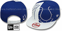 Colts NE-NC DOUBLE COVERAGE SNAPBACK Hat by New Era