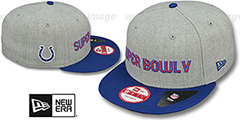 Colts SUPER BOWL V SNAPBACK Grey-Royal Hat by New Era