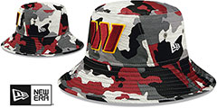 Commanders 2022 CAMO NFL TRAINING CAMP BUCKET Hat by New Era