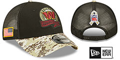 Commanders 2022 SALUTE-TO-SERVICE 940 SNAPBACK Black-Desert Hat by New Era