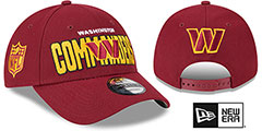 Commanders 2023 NFL DRAFT 940 SNAPBACK Burgundy Hat by New Era