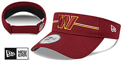 Commanders 2023 NFL TRAINING CAMP VISOR Burgundy by New Era