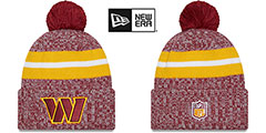 Commanders 2023 SIDELINE Knit Beanie Hat by New Era