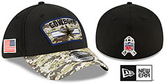 Cowboys 2021 SALUTE-TO-SERVICE FLEX Black-Desert Hat by New Era