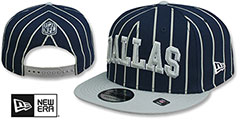 Cowboys CITY ARCH WIDESTRIPE SNAPBACK Navy-Grey Hat by New Era