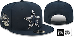 Cowboys FISH SIDE-PATCH SNAPBACK Navy Hat by New Era