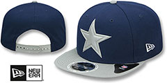 Cowboys REFLECTIVE GLEAMER SNAPBACK Navy-Grey Fitted Hat by New Era