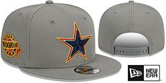 Cowboys SB XXVIII SIDE-PATCH SNAPBACK Grey Hat by New Era