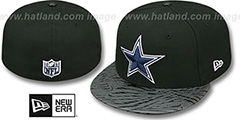 Cowboys STING SCREEN Black Fitted Hat by New Era