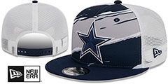 Cowboys TEAR TRUCKER SNAPBACK Navy-White Hat by New Era