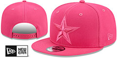 Cowboys TONAL TEAM-BASIC SNAPBACK Beetroot Hat by New Era