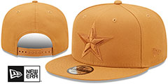 Cowboys TONAL TEAM-BASIC SNAPBACK Panama Tan Hat by New Era