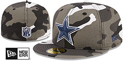 Cowboys URBAN CAMO TEAM-BASIC Fitted Hat by New Era