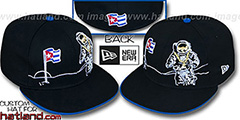 Cuba MOONMAN Black Fitted Hat by New Era