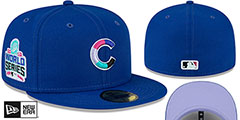 Cubs 2016 WS POLAR LIGHTS Royal-Lavender Fitted Hat by New Era