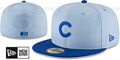 Cubs 2018 FATHERS DAY Sky-Royal Fitted Hat by New Era