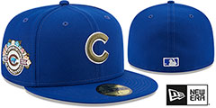 Cubs BOTANICAL SIDE-PATCH Royal Fitted Hat by New Era