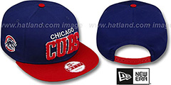 Cubs CHENILLE-ARCH SNAPBACK Royal-Red Hat by New Era