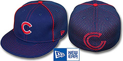 Cubs CONTRAST BP-MESH Royal Fitted Hat by New Era