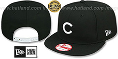 Cubs TEAM-BASIC SNAPBACK Black-White Hat by New Era