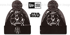 Darth Vader LOGO WHIZ Grey-Black Knit Beanie Hat by New Era