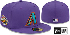 Diamondbacks 2001 WORLD SERIES SIDE-PATCH UP Fitted Hat by New Era