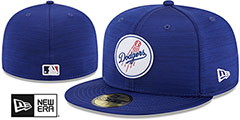 Dodgers 2023 CLUBHOUSE Heather Royal Fitted Hat by New Era