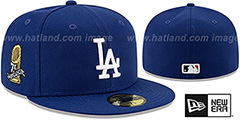 Dodgers 7X WORLD SERIES CHAMPIONS Royal Fitted Hat by New Era