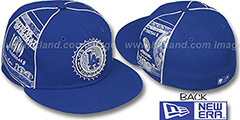 Dodgers C-NOTE Royal-Silver Fitted Hat by New Era