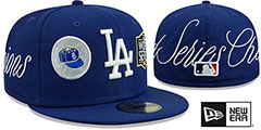 Dodgers HISTORIC CHAMPIONS Royal Fitted Hat by New Era