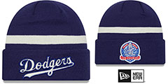 Dodgers RETRO-CUFF Knit Beanie by New Era