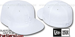 Dodgers WHITEOUT Fitted Hat by New Era