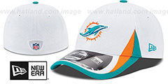 Dolphins 2013 NFL TRAINING FLEX White Hat by New Era