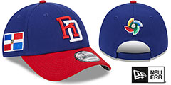 Dominican Republic 2023 WBC GAME STRAPBACK Royal-Red Hat by New Era