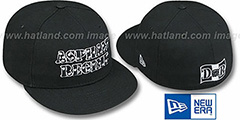 Dominican Republic ASPHALT REGIME Black Fitted Hat by New Era