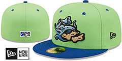 Drillers THEME NIGHT Lime-Royal Fitted Hat by New Era