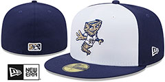 Dust Devils MILB MARVEL DEFENDERS White-Navy Fitted Hat by New Era