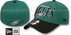 Eagles COIN TOSS FLEX Green-Black Hat by New Era