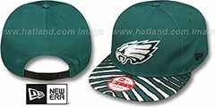 Eagles NFL ZUBAZ SNAPBACK Green Hat by New Era