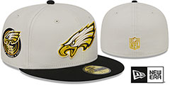 Eagles TWO-TONE STONE Fitted Hat by New Era