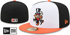 Empire 66ers MILB MARVEL DEFENDERS White-Black-Orange Fitted Hat by New Era