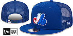 Expos COOP TEAM-BASIC TRUCKER SNAPBACK Royal Hat by New Era