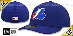 Expos LOW-CROWN 1969-2004 COOPERSTOWN Fitted Hat by New Era