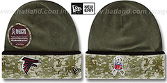 Falcons 2014 SALUTE-TO-SERVICE Knit Beanie Hat by New Era