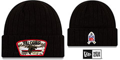 Falcons 2021 SALUTE-TO-SERVICE Knit Beanie Hat by New Era