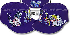 Festive Feud BABY NEW YEAR vs CUPID Purple Fitted Hat by New Era