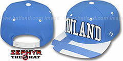 Finland SUPERSTAR SNAPBACK Sky Hat by Zephyr