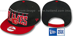 Flames LE-ARCH SNAPBACK Black-Red Hat by New Era